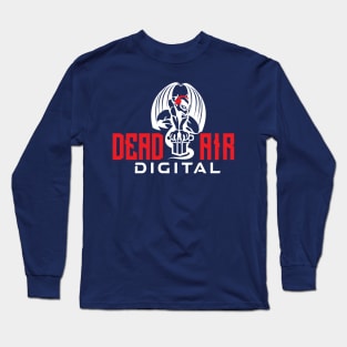 Dead Air Digital White Alternate Logo Long Sleeve T-Shirt